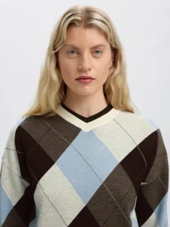 Selected Femme neulepusero Argyle