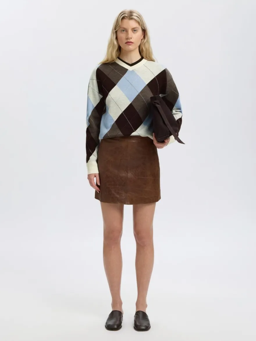 Selected Femme neulepusero Argyle