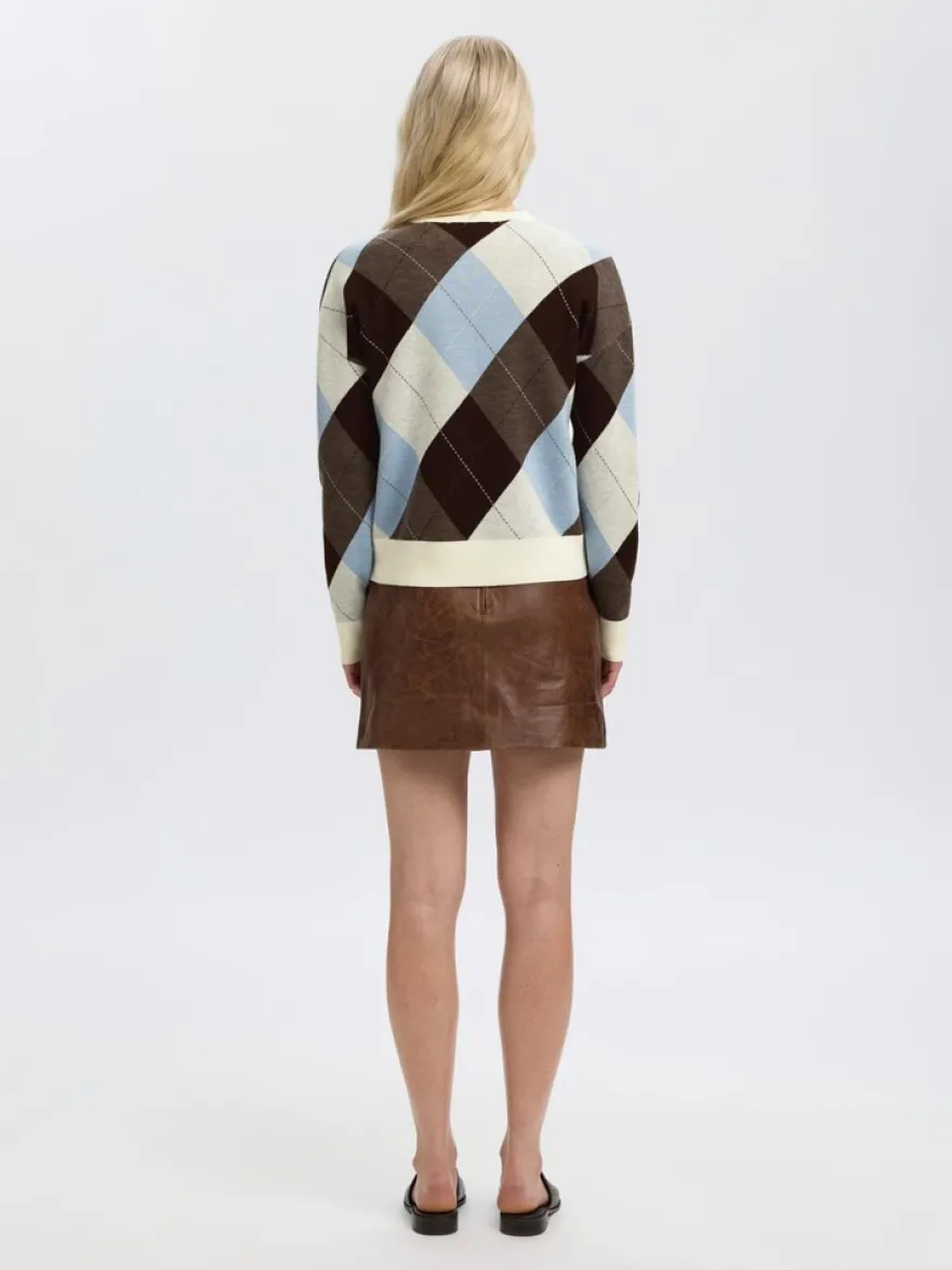 Selected Femme neulepusero Argyle