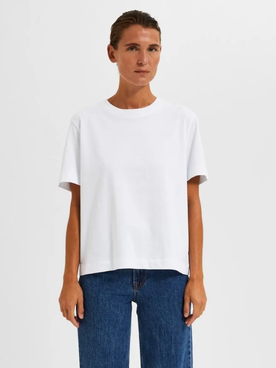 Selected Femme t-paita SLFEssential Boxy