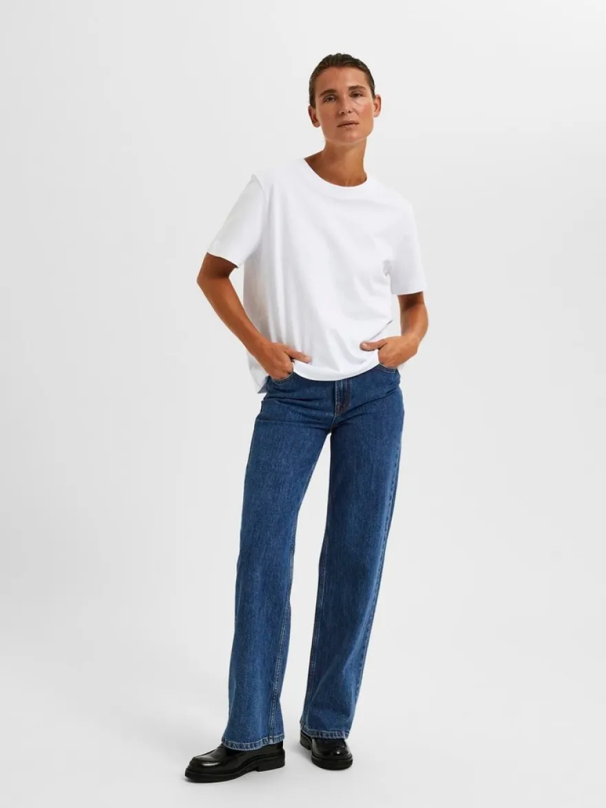Selected Femme t-paita SLFEssential Boxy