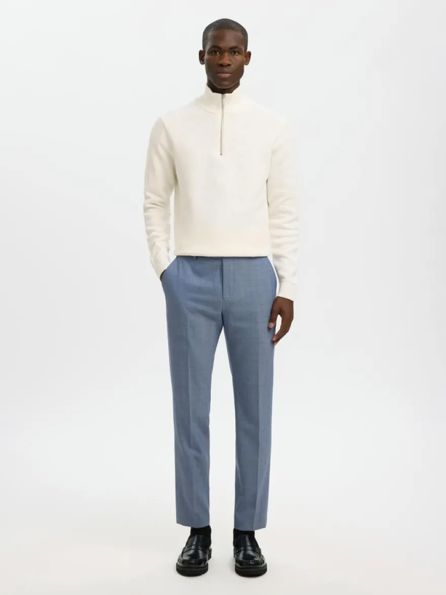 Selected Homme miesten neule Slhdane ls knit half zip noos 16092601