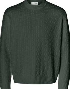 SELECTED HOMME miesten neule Slhphilip ls knit relaxed crew