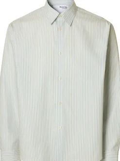SELECTED HOMME Slhctmben stripe ls shirt kauluspaita