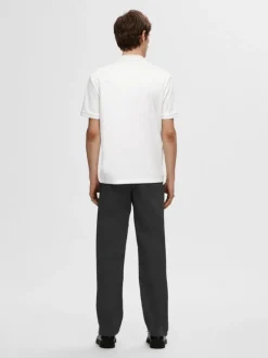 SELECTED HOMME Slhfave zip ss polo pikee