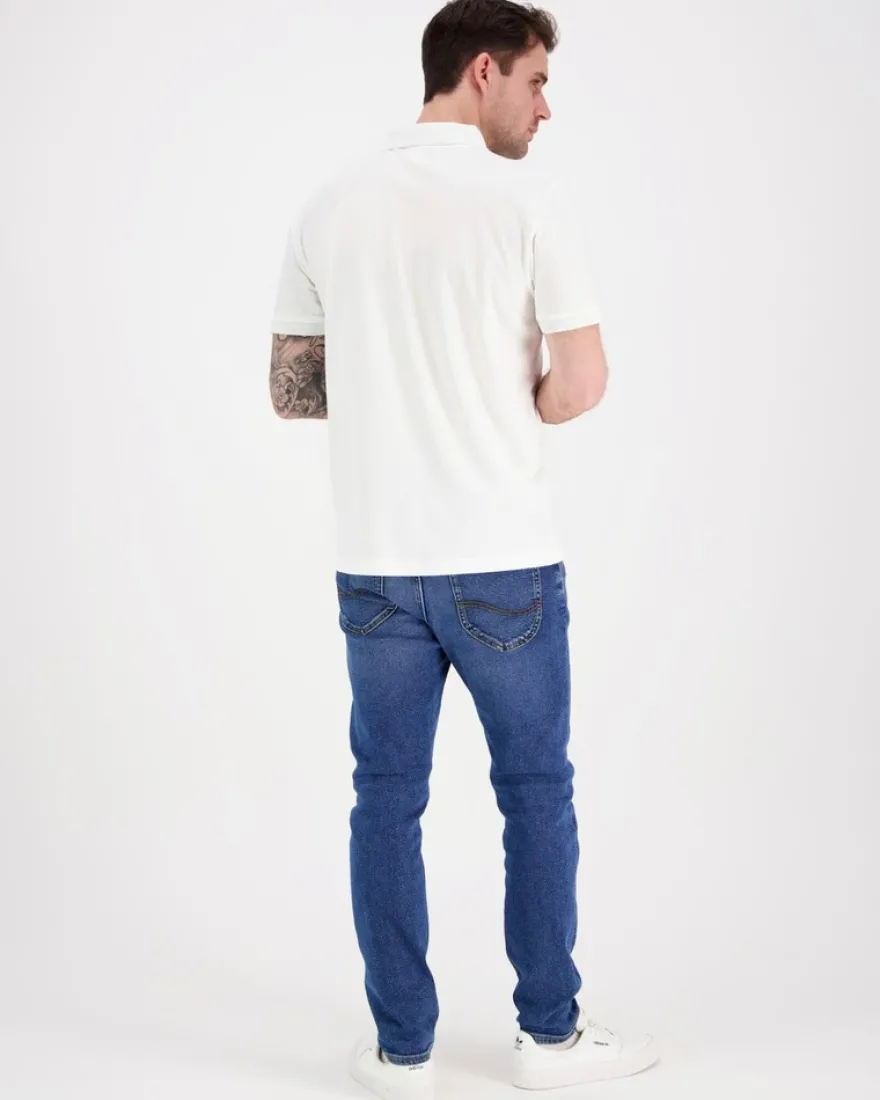 SELECTED HOMME Slhfave zip ss polo pikee