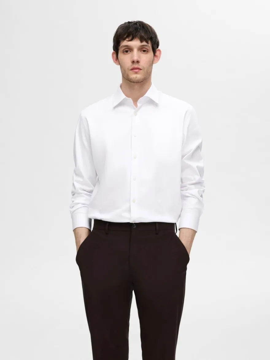 Selected homme slhslim-performance shirt ls pukupaita