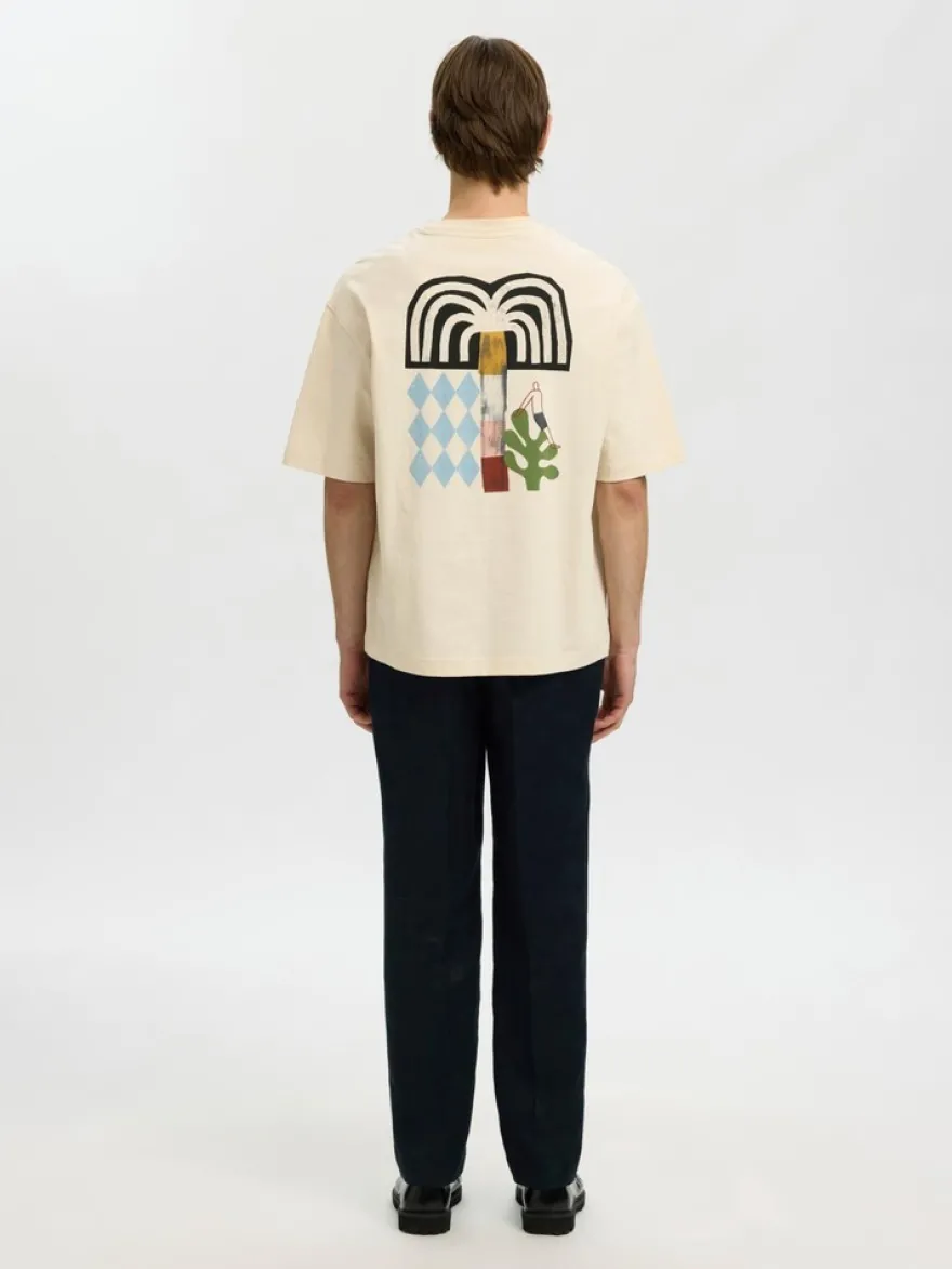SELECTED HOMME T-paita Slhrelaxnorman license