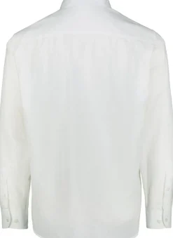 Selected Slhregclay linenblend ls shirt pitkähihainen pellavakauluspaita