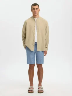 Selected Slhregular-brody linen bld pellavashortsit