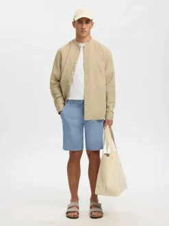 Selected Slhregular-brody linen bld pellavashortsit