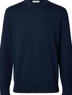 Selected Slhtorino ls knit crew neck neule
