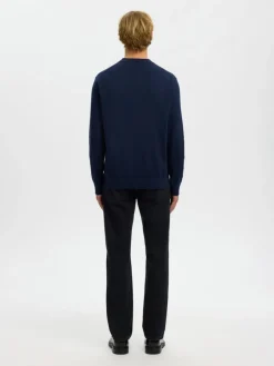 Selected Slhtorino ls knit crew neck neule