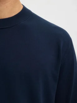 Selected Slhtorino ls knit crew neck neule