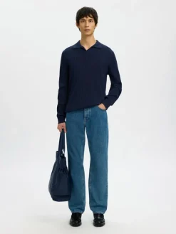 Selected Slhtorino ls knit open stitch neule