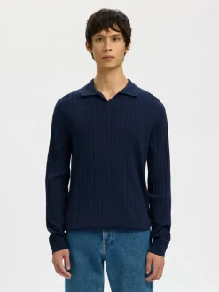 Selected Slhtorino ls knit open stitch neule