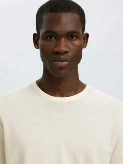 Selected Slhtorino ls knit open stitch neule