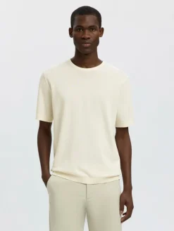 Selected Slhtorino ls knit open stitch neule