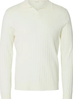 Selected Slhtorino ls knit open stitch neule