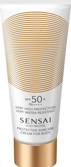 SENSAI Silky Bronze Protective Suncare Cream for Body SPF 50+ aurinkosuojavoide vartalolle 150 ml
