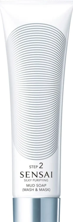 SENSAI Silky Purifying Mud Soap vaahtoava puhdistusvoide ja -naamio 125 ml