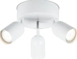 Sessak Lighting Kippo 3-os kattospotti K56612-3VA pyöreä valkoinen