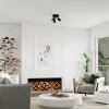 Sessak Lighting Kippo 3-os kattospotti K56612-3MU pyöreä musta