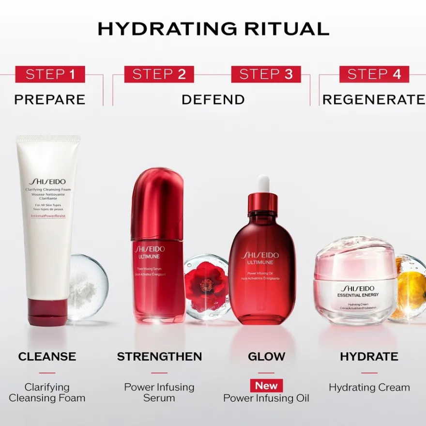 Shiseido Ultimune Power Infusing Oil vartaloöljy 75 ml