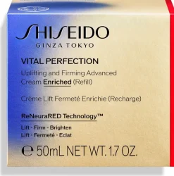 Shiseido Vital Perfection Uplifting and Firming Advanced Cream Enriched refill päivävoiteen täyttöpakkaus 50 ml