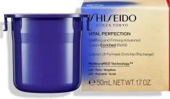 Shiseido Vital Perfection Uplifting and Firming Advanced Cream Enriched refill päivävoiteen täyttöpakkaus 50 ml