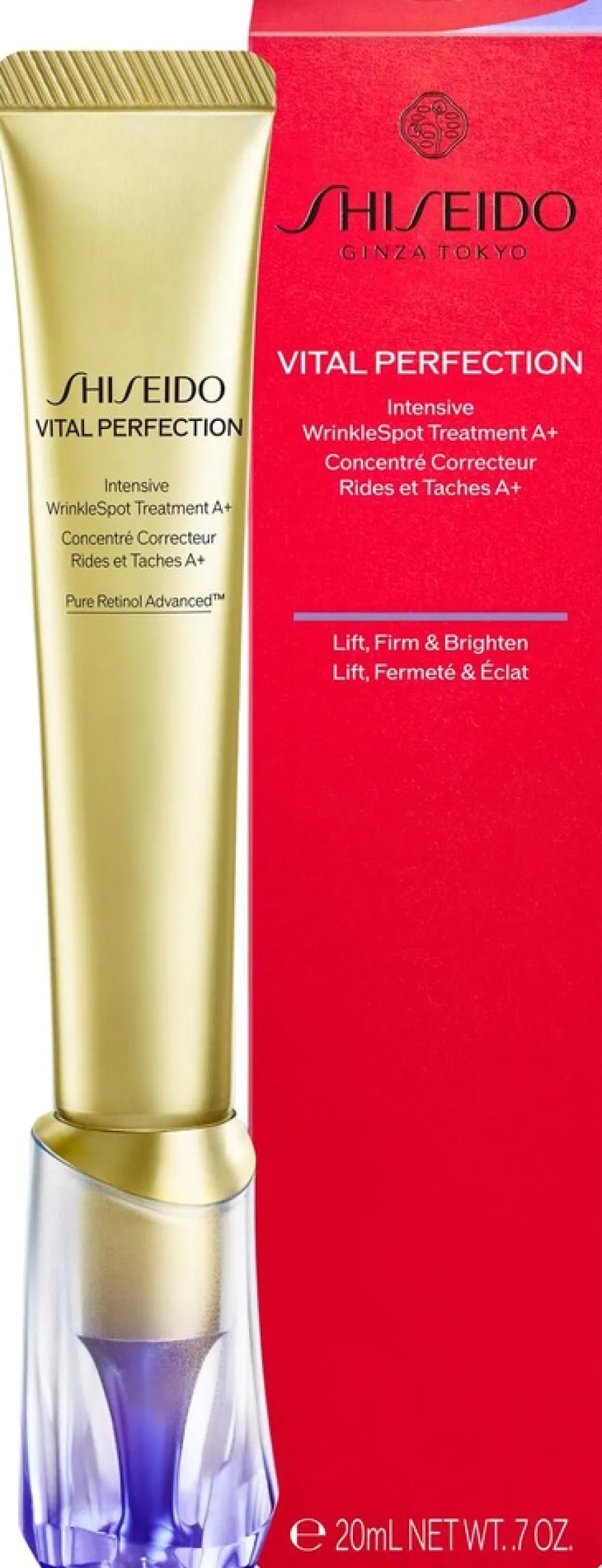Shiseido Vital Perfection WrinkleSpot Treatment A+ täsmätuote juonteisiin 20 ml
