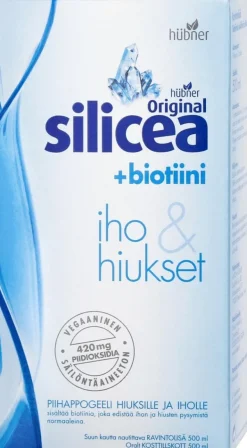 Silicea Original+biotiini piihappogeeli 500ml