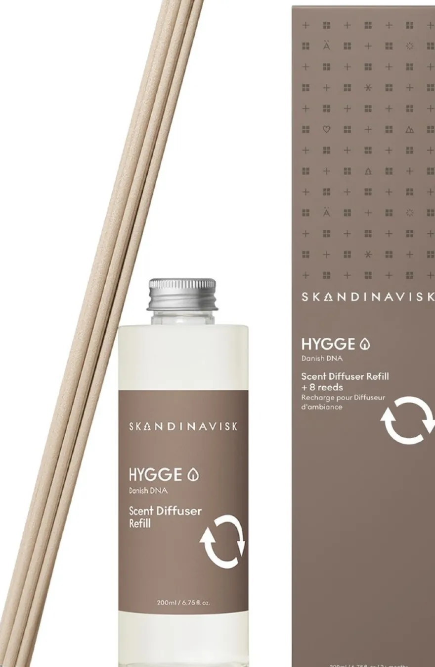 Skandinavisk Hygge huonetuoksu täyttöpullo 200ml +tikut