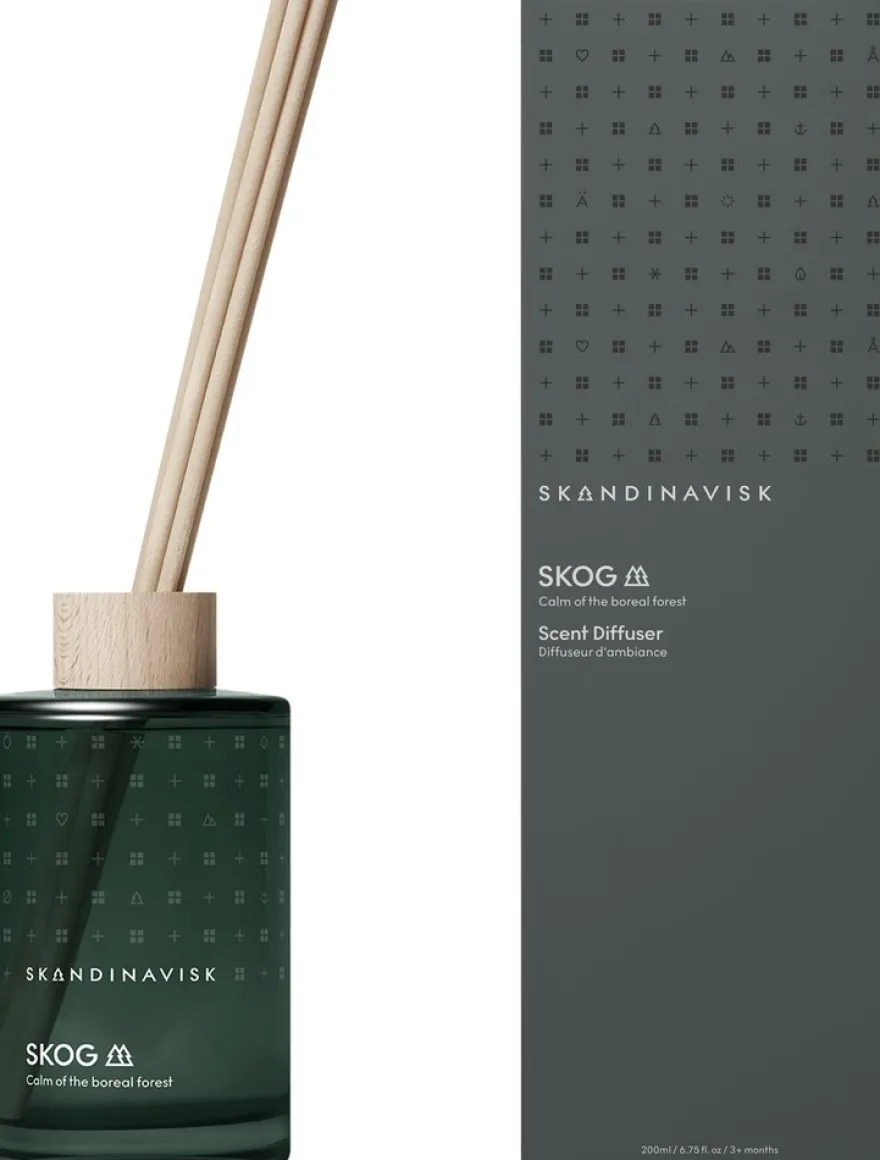 Skandinavisk Skog huonetuoksu ruokotikuilla 200ml