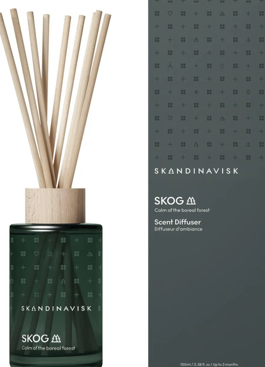 Skandinavisk Skog huonetuoksu ruokotikulla 100ml