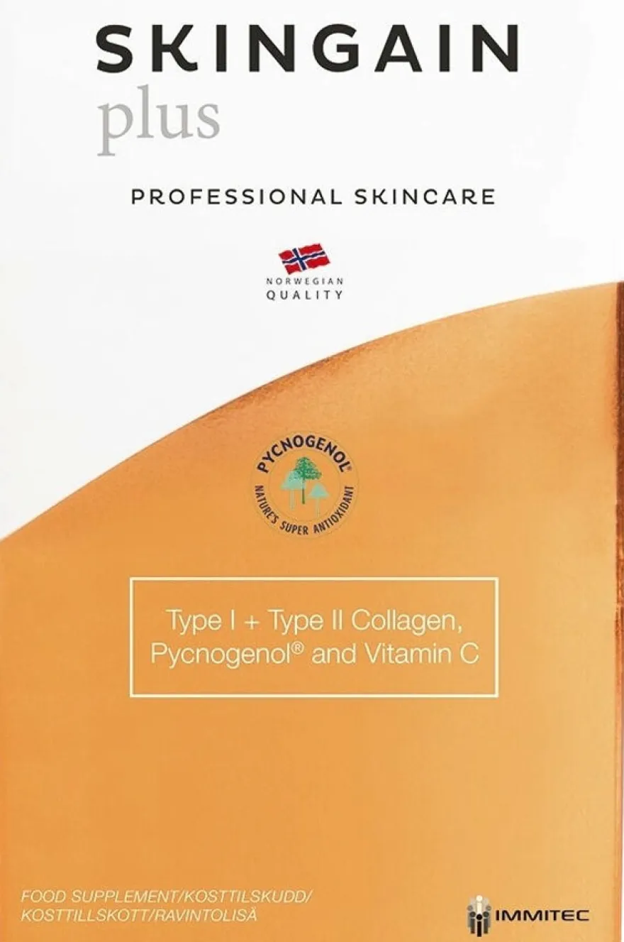 Skingain Plus Kollageeni + Pycnogenol® ravintolisä 30 ps.
