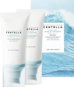 SKIN1004 Madagascar Centella Hyalu-Cica Water-Fit Sun Serum SPF50+ Twin Pack aurinkosuojavoide 2 x 50 ml