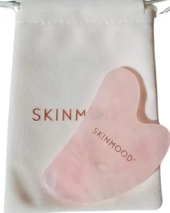 SkinMood® Gua sha hierontakivi ruusukvartsia