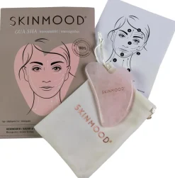 SkinMood® Gua sha hierontakivi ruusukvartsia