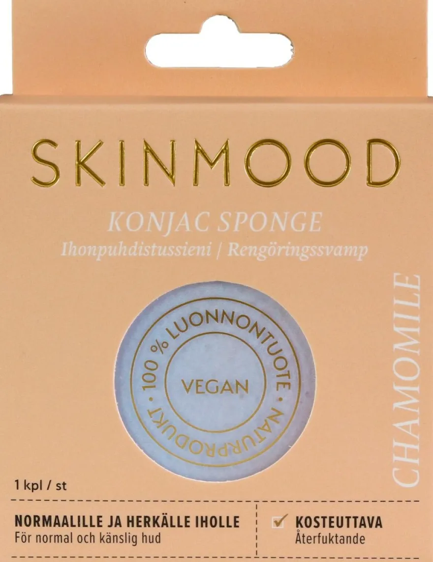 SkinMood Kamomilla Konjac-ihonpuhdistussieni