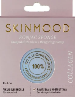 SkinMood Kollageeni Konjac-ihonpuhdistussieni