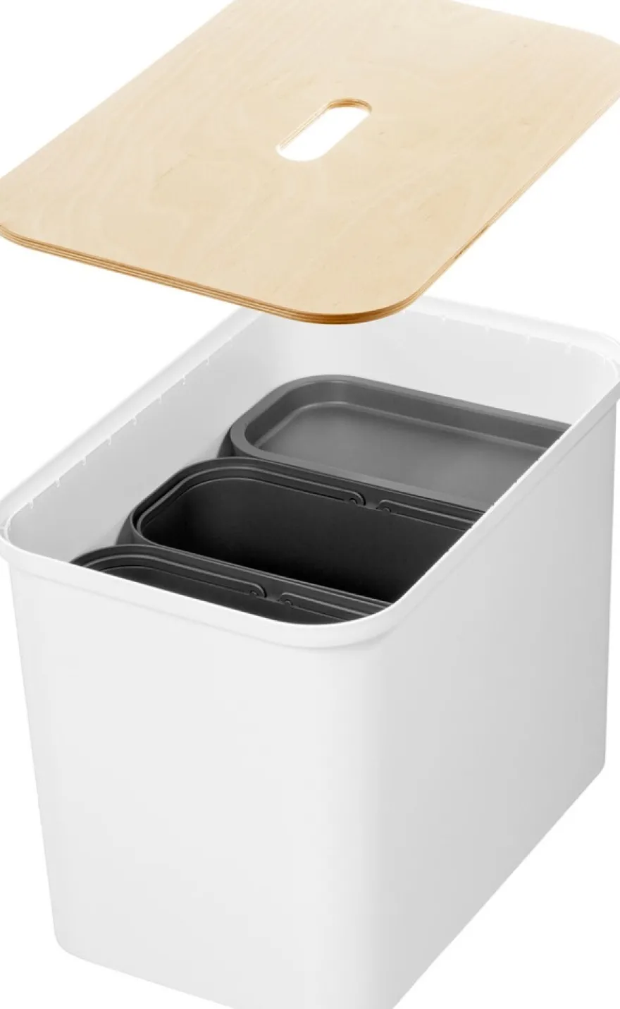 SmartStore Collect setti 76 L valkoinen/poppeli