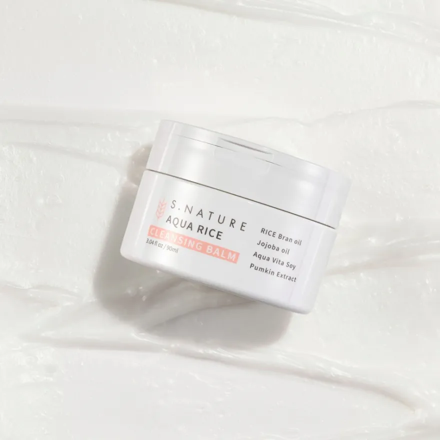 S.NATURE AQUA RICE CLEANSING BALM -puhdistusbalmi 90ml