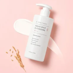 S.NATURE AQUA RICE CLEANSING MILK -puhdistusvaahto 280ML