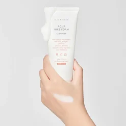 S.NATURE AQUA RICE FOAM CLEANSER -puhdistusvaahto 160ml