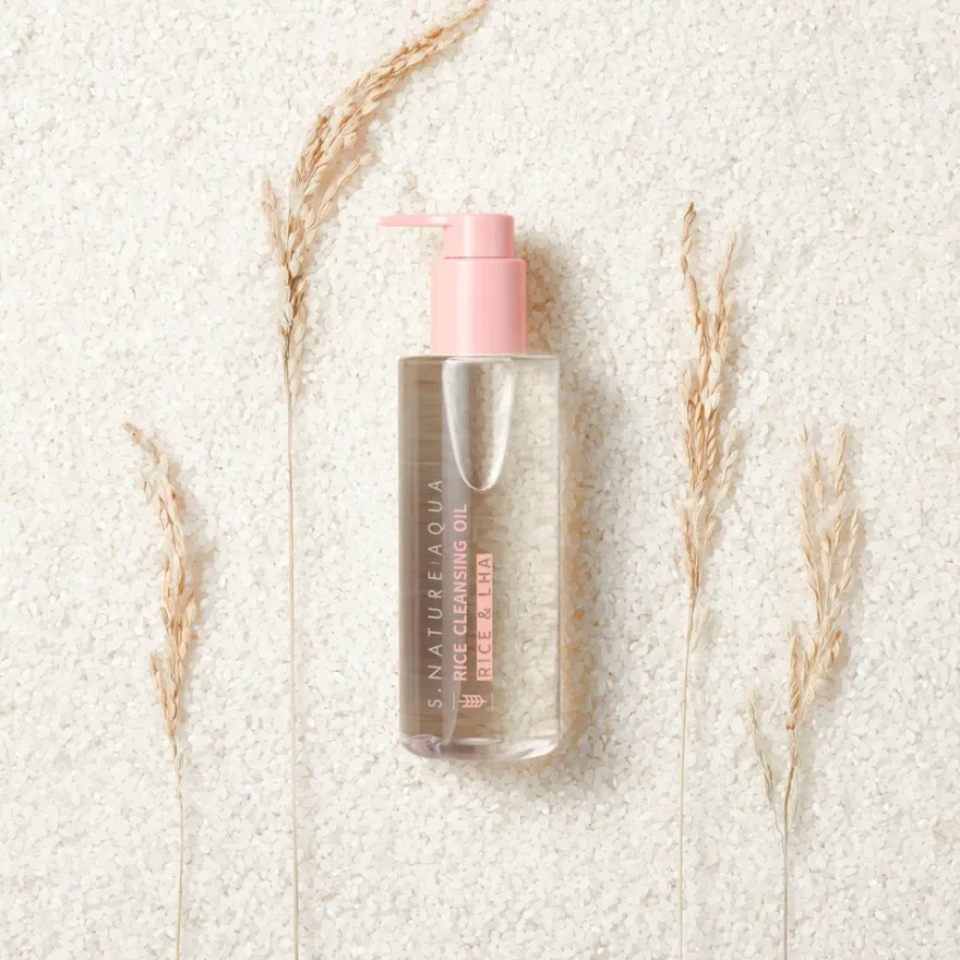S.NATURE AQUA RICE FOAM CLEANSER -puhdistusöljy 200ml