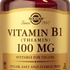 Solgar B1-vitamiini 100 mg ravintolisä 100 kaps.