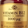 Solgar B12-vitamiini 1000 ug imeskelytabletti 100 tabl.