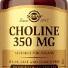 Solgar Choline Koliini 350 mg ravintolisä 100 kaps.