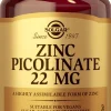 Solgar Sinkkipikolinaatti 22 mg ravintolisä 100 tabl.